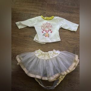 American Girl Doll Christmas outfit as is… READ!